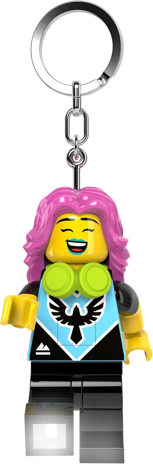 IQ Iconic E-Sports/Pro Gamer Key Light Keychain LED Key Chain Light Block Toy Doll Movable Joints Mini Figure