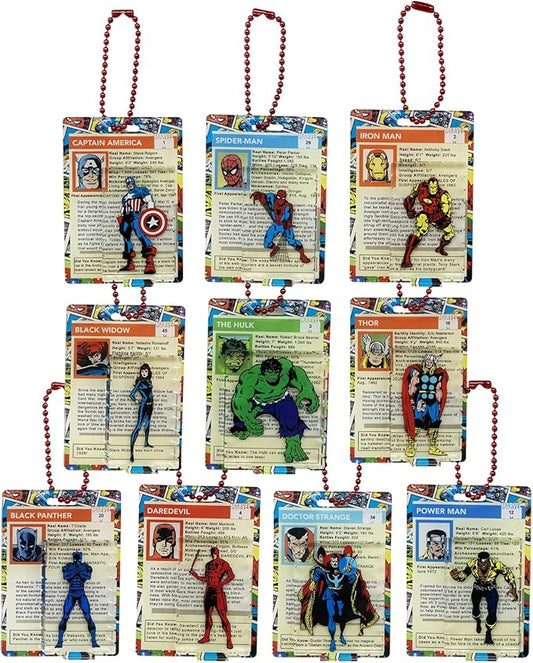Small Planet Marvel Figure/Blind Blister Style Acrylic Keychain All 10 Types Complete Set