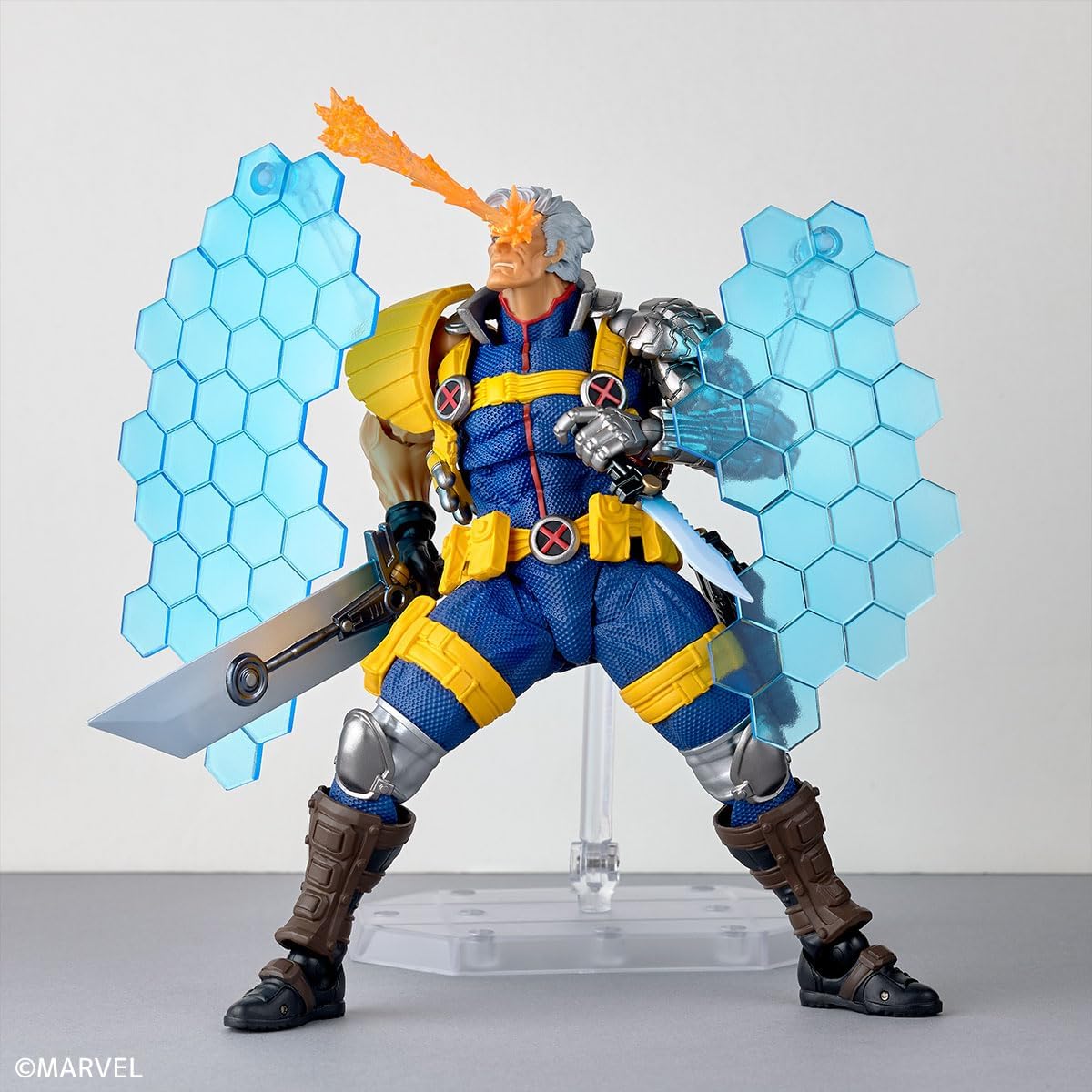 KAIYODO Revoltech Amazing Yamaguchi X-MEN Cable Ver.1.5 Height approx. 170mm Non-scale PVC/ABS/POM painted movable figure NR083