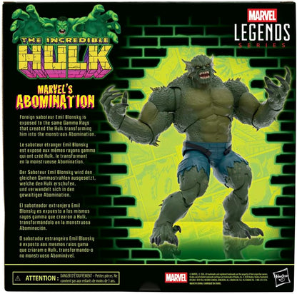 Hasbro MARVEL Marvel Legends Series Hulk Incredible Hulk Abomination Comics Collectible 6-inch Size Action Figure G2404 Genuine Product