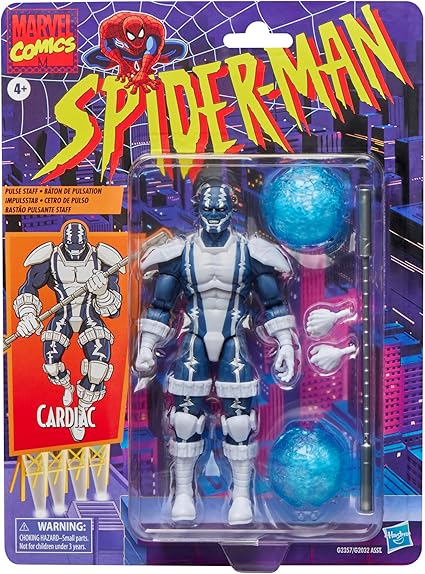 Hasbro MARVEL Marvel Legends Series Spider-Man Cardiac Retro Blister Package Comics Collectible Action Figure G2357 Genuine Product