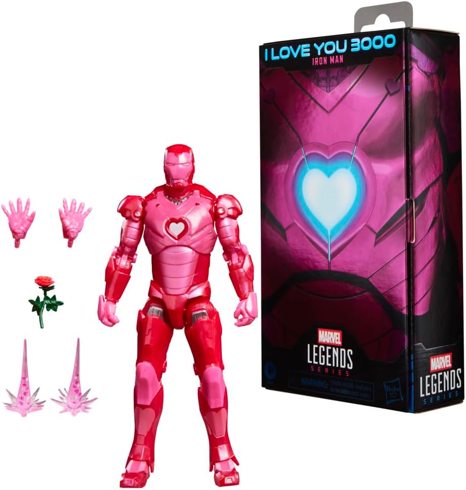 Hasbro MARVEL Marvel Legends Series Iron Man I Love You 3000 6-inch Size Collector's Action Figure Gift G2117 Genuine Product
