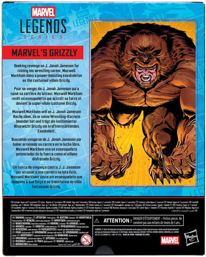 Hasbro MARVEL Marvel Legends Series Grizzly Amazing Spider-Man Comics Collectible 6-Inch Size Action Figure G2084 Genuine Product