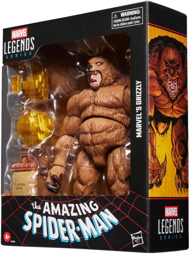 Hasbro MARVEL Marvel Legends Series Grizzly Amazing Spider-Man Comics Collectible 6-Inch Size Action Figure G2084 Genuine Product