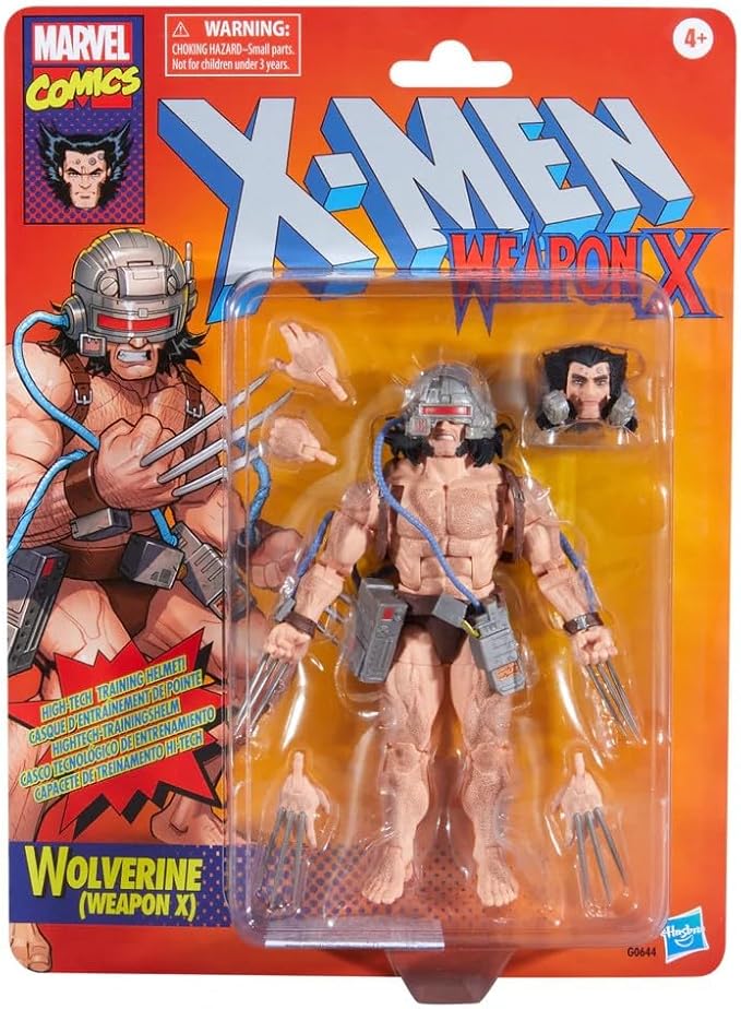 Marvel Legends Retro 6-Inch Action Figure X-Men Exclusive - Wolverine (Weapon X)
