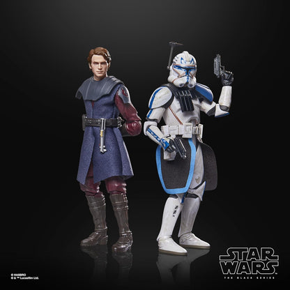 [Amazon.co.jp Exclusive] Hasbro Star Wars STAR WARS Black Series Anakin Skywalker & Clone Captain Rex, Star Wars Premium Collection 15cm Action Figure Set of 2 G1733 Genuine Product