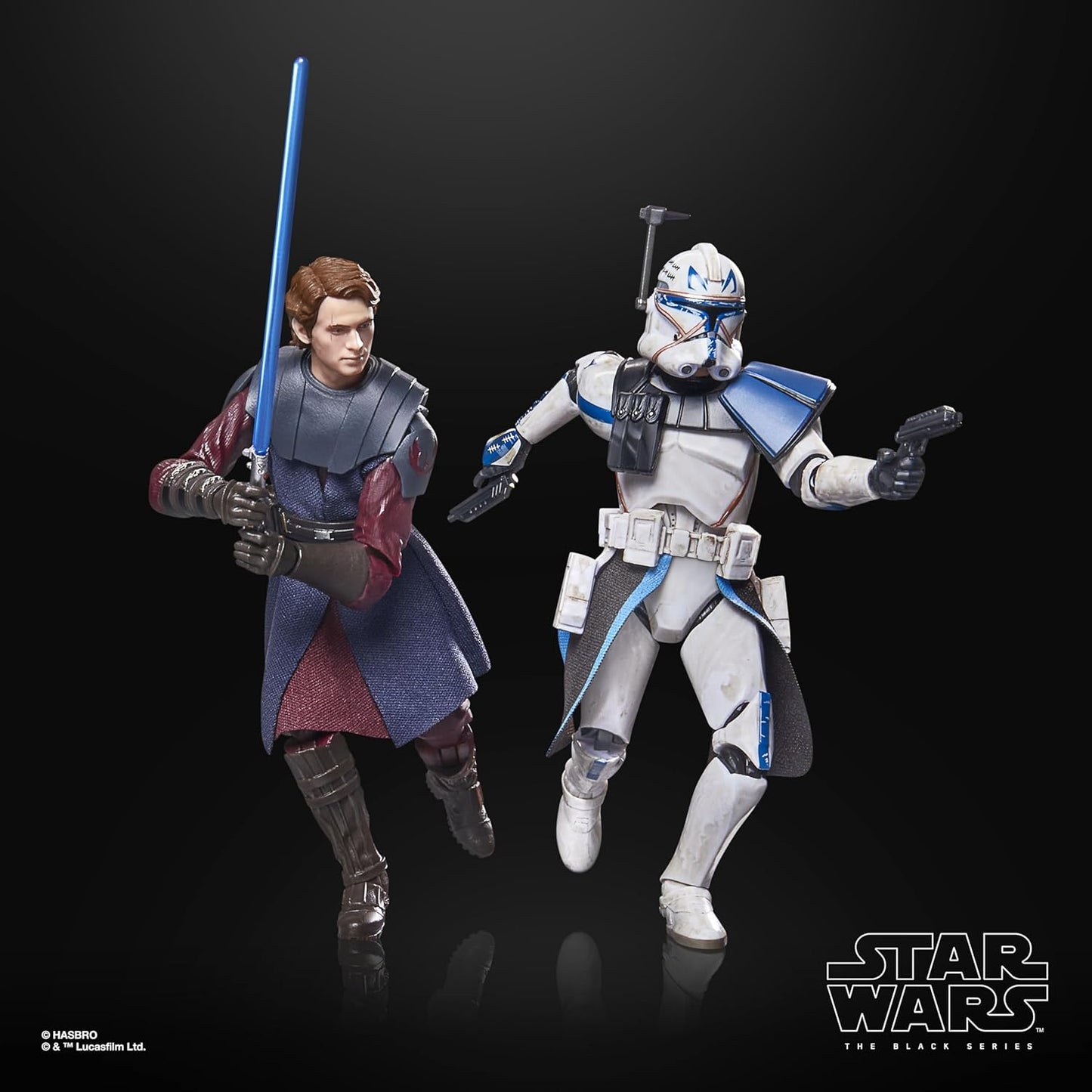 [Amazon.co.jp Exclusive] Hasbro Star Wars STAR WARS Black Series Anakin Skywalker & Clone Captain Rex, Star Wars Premium Collection 15cm Action Figure Set of 2 G1733 Genuine Product
