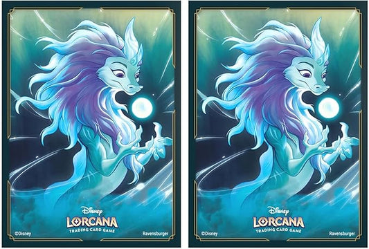 Disney Lorcana TCG Japanese version official card sleeve "Sisu Sacred Water Dragon" (x 2)