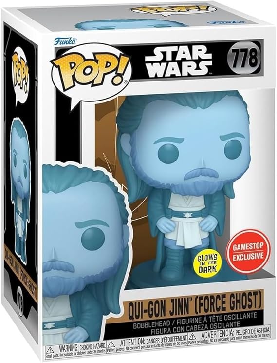 Funko Star Wars Quigon Jinforce Ghost Limited Pop Vinyl Figure 778