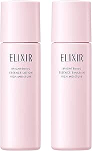ELIXIR [Quasi-drug] Brightening Trial Set Moist Type CA 30mL+30mL | Trial/Travel Use | Milk Lotion | Relaxing Aqua Floral Scent | Transparent Whitening Aging Care Firmness