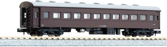 KATO N Gauge Ohafu 33 Brown Postwar Model Railway Passenger Car 5319-1