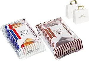 Gato-Festa Harada Goute de Roi Simple Small Bag R7 & Cacao RC7 Set Rusk Assortment Simple Packaging Carrying Bag Included